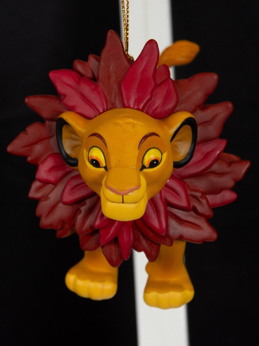 Disney Simba Lion King Christmas Ornament w/ Box Vintage Collectible